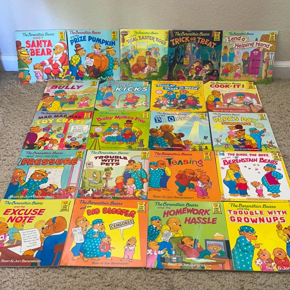 Vintage Berenstain Bear books